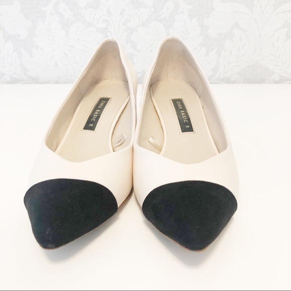 ZARA Cap toe heels Blush - Picture 4 of 6